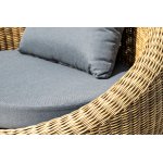 "Барселона" лаунж-зона из искусственного ротанга, цвет соломенный