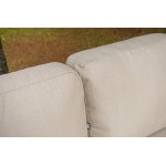 "Фиджи" лаунж-зона 5-местная плетеная из роупа (веревки), каркас алюминиевый светло-серый, роуп зеленый (4204)