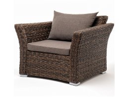 "Капучино" кресло из искусственного ротанга (гиацинт), цвет коричневый "Капучино" кресло из искусственного ротанга (гиацинт), цвет коричневый