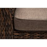 "Капучино" кресло из искусственного ротанга (гиацинт), цвет коричневый