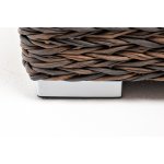 "Капучино" кресло из искусственного ротанга (гиацинт), цвет коричневый