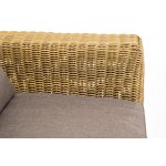 "Боно" диван из искусственного ротанга трехместный, цвет соломенный