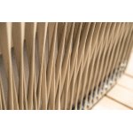 "Форли" лаунж-зона 4-местная плетеная из роупа (веревки), каркас алюминиевый светло-серый, роуп серо-коричневый