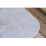 "Форли" лаунж-зона 4-местная плетеная из роупа (веревки), каркас алюминиевый светло-серый, роуп серо-коричневый