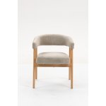 Стул обеденный Zubo с деревянными ножками бежевый 2 шт.