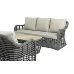 "Ницца" лаунж-зона из искусственного ротанга, цвет бронзовый "Ницца" лаунж-зона из искусственного ротанга, цвет бронзовый