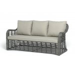 "Ницца" лаунж-зона из искусственного ротанга, цвет бронзовый "Ницца" лаунж-зона из искусственного ротанга, цвет бронзовый