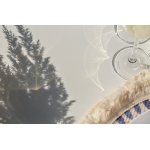 "Венето" обеденная группа на 6 персон со стульями "Милан", каркас белый, роуп бежевый