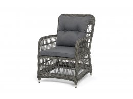 "Цесена" кресло плетеное из искусственного ротанга, цвет графит "Цесена" кресло плетеное из искусственного ротанга, цвет графит