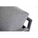 "Париж" угловой модульный диван, каркас из алюминия, цвет серый