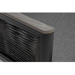 "Париж" угловой модульный диван, каркас из алюминия, цвет серый