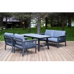 "Сан Ремо" комплект садовый для лаунж-зоны серый