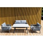"Сан Ремо" комплект садовый для лаунж-зоны серый