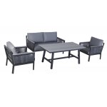 "Сан Ремо" комплект садовый для лаунж-зоны серый