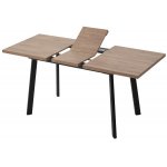 Стол КАНЗАС 120 ДУБ КУНЕО / Черный каркас М-City