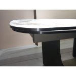 Стол BIRGER 200 KL-188 Контрастный мрамор, итальянская керамика, ®DISAUR