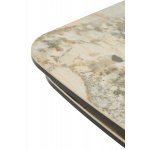 Стол ALONSO 200 TL-137  матовый, испанская керамика / брашированный каркас, цвет медный, ®DISAUR