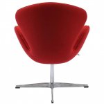 Кресло SWAN CHAIR красный кашемир Кресло SWAN CHAIR красный кашемир