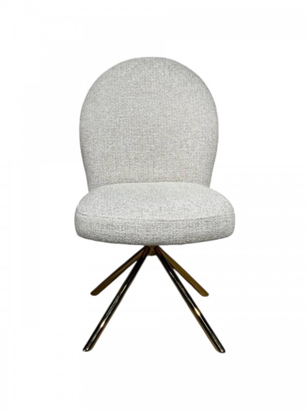 Стул обеденный Авалон BS1240-WT, белый крем/золото