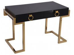 Стол-консоль Атлас МС9002-120В, 120х60х78 см, черный глянцевый