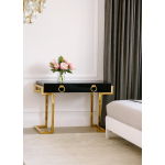 Стол-консоль Атлас МС9002-120В, 120х60х78 см, черный глянцевый