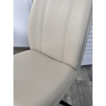 Стул YOHAN 360 град. поворот. HF017-02 Бежевый, экокожа / Черный, ®DISAUR