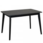 Стол Oslo раскладной 120-160x80x76см, Мрамор неро, чёрный Стол Oslo раскладной 120-160x80x76см, Мрамор неро, чёрный