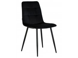 Стул обеденный DOBRIN CHILLY, Черный Holland 75, основание черное