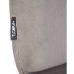 Набор 4 шт Стул обеденный DOBRIN CHILLY, Темно-серый Holland 18, основание белое