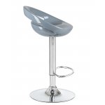Стул барный DOBRIN DISCO, серый