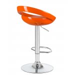 Стул барный DOBRIN DISCO, оранжевый