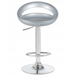 Стул барный DOBRIN DISCO, серебряный