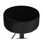 Пуф DOBRIN DANNY BLACK, черный велюр (MJ9-101)