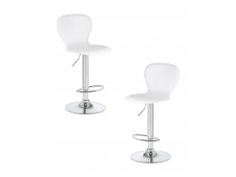 Набор 2 шт Стул барный DOBRIN ELISA, белый