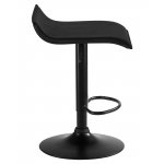 Стул барный DOBRIN TOMMY BLACK, чёрный