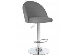 Стул барный DOBRIN MILANA, серый велюр (MJ9-75)