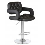 Стул барный DOBRIN TIESTO, чёрный