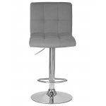 Набор 2 шт Стул барный DOBRIN CANDY, серый велюр (MJ9-75)