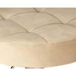 Табурет барный DOBRIN BRUNO GOLD, бежевый велюр (MJ9-10)