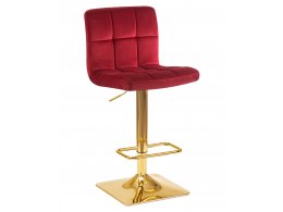 Стул барный DOBRIN GOLDIE, бордовый велюр (MJ9-43)