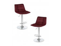 Набор 2 шт Стул барный DOBRIN TAILOR, винный велюр (MJ9-35)