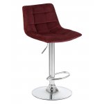 Набор 2 шт Стул барный DOBRIN TAILOR, винный велюр (MJ9-35)