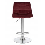 Набор 2 шт Стул барный DOBRIN TAILOR, винный велюр (MJ9-35)