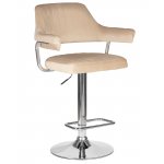 Набор 2 шт Стул барный DOBRIN CHARLY, бежевый велюр (MJ9-10)