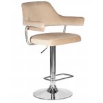 Набор 2 шт Стул барный DOBRIN CHARLY, бежевый велюр (MJ9-10)