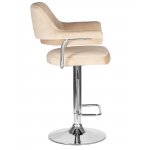 Набор 2 шт Стул барный DOBRIN CHARLY, бежевый велюр (MJ9-10)