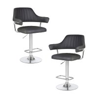 Набор 2 шт Стул барный DOBRIN CHARLY, серый