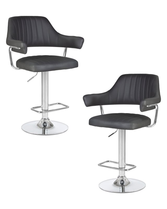 Набор 2 шт Стул барный DOBRIN CHARLY, серый