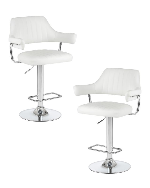 Набор 2 шт Стул барный DOBRIN CHARLY, белый