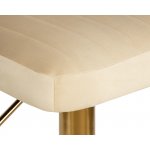 Набор 2 шт Стул барный DOBRIN CHARLY GOLD, бежевый велюр (MJ9-10)